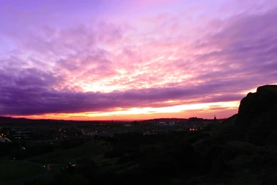 Edinburgh Sunset Wallpapers 2 By Smiling Demon On DeviantArt