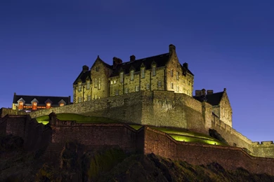 Edinburgh Castle At Night, Scotl >> HD Wallpaper, Get It Now!