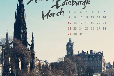 Antique Edinburgh. Collection Of 26 X March 2015 Calendar ...