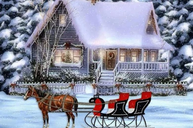 Winter Christmas Wallpapers   Crazy Frankenstein