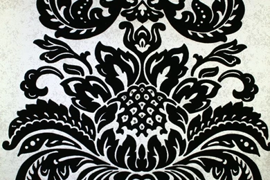 Damask Flocked Wallpapers Crystallised By Kandola : Wallpapers Direct