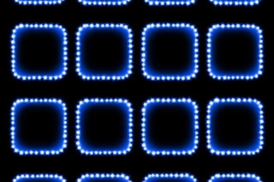 Blue Dotted App Borders Wallpapers   Free iPhone Wallpapers