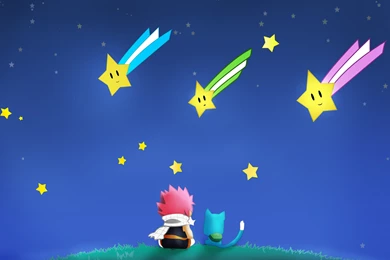 Stars Happy Fairy Tail Dragneel Natsu Anime Anime Boys Manga Happy ...