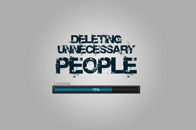 Deleting Unnecessary People Wallpapers