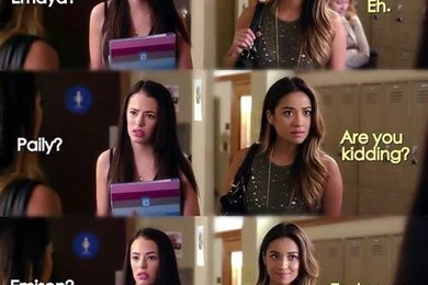 Alison Dilaurentis, Emily, Humor, Pll, Pretty Little Liars, Shay ...