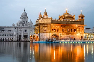 Golden Temple Of Amritsar In India