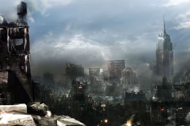 I See Your Post apocalyptic Wallpapers And Raise You One.   Comment ...