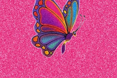 Pink Glitter Colorful Butterfly iPhone Wallpapers