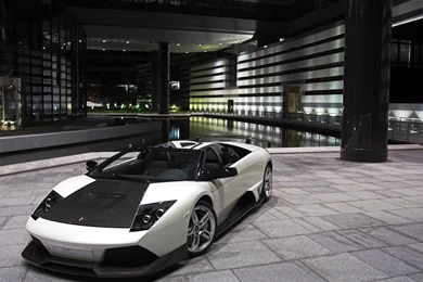 Black And White Lamborghini Reventon HD Wallpapers