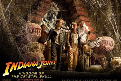 Movie Screens Of Indiana Jones And The Kingdom Of The Crystal ...