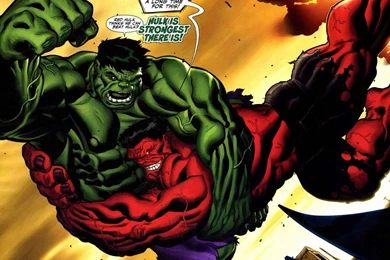 Green hulk vs red hulk wallpaper 2 l