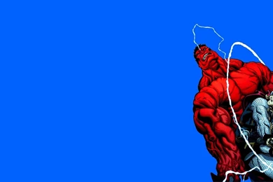 Red Hulk Fighting Thor HD Desktop Wallpapers : Widescreen : High ...