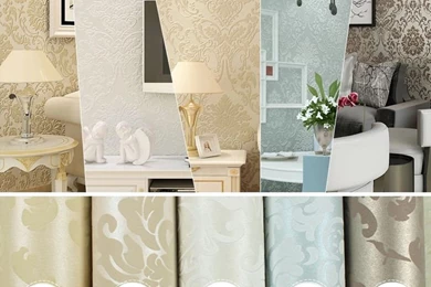 Online Get Cheap White Damask Wallpapers  Aliexpress.com