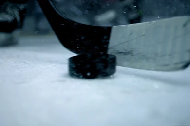 Download 1680x1050 Stick And Puck Close Up Wallpapers