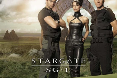 Claudia Black Michael Shanks Stargate Sg 1 Wallpapers   (