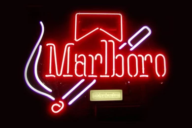 Marlboro Old School Neon Sign HD Wallpapers By TouchOfGrey On ...
