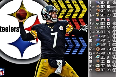 Ben Roethlisberger – 2013 Steelers Schedule Wallpapers