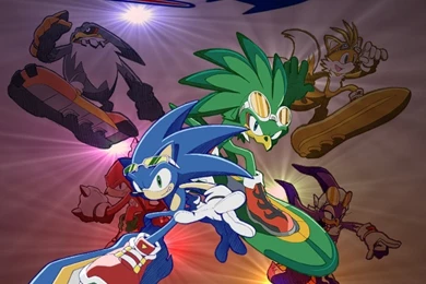 Wallpaper: Sonic Riders By DaBlackBlur On DeviantArt