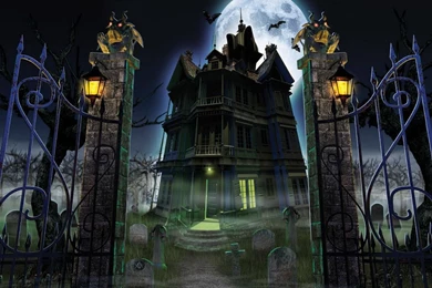 Haunted House, Castle, Halloween, Horror, 1920x1200 HD Wallpapers ...
