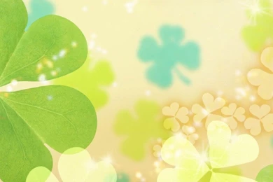 Download Wallpapers 3840x1200 Clover, Leaf, Shiny, Bright Dual Wide ...