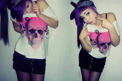 Emo Girls Pictures Cute Stylish Beutiful Emo Girl Dps   Profile ...