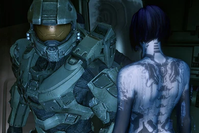 Video Games Cortana Master Chief Halo 4 Wallpapers