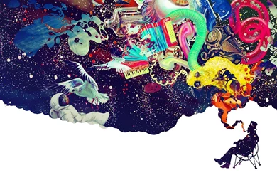 Imaginary Foundation Astronauts Colors Creativity Dreams Wallpapers ...