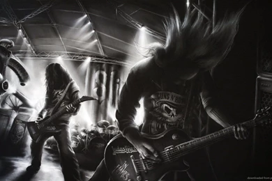 Download 1366x768 Dethklok Metalocalypse Wallpapers