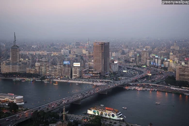 Download Cairo Panorama Nile River 1920x1080 Wallpapers