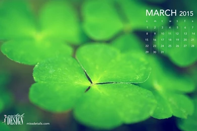 March 2015 Desktop Calendar Wallpapers