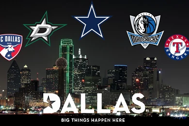 Dallas Wallpapers Featuring Major Sports Teams : Dallas