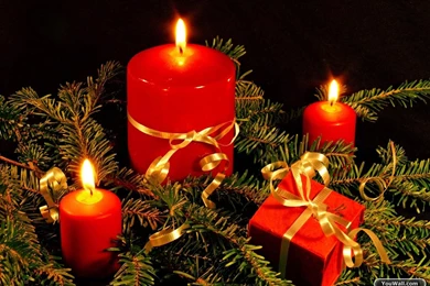 YouWall Christmas Candles Wallpapers Wallpaper,wallpapers,free ...