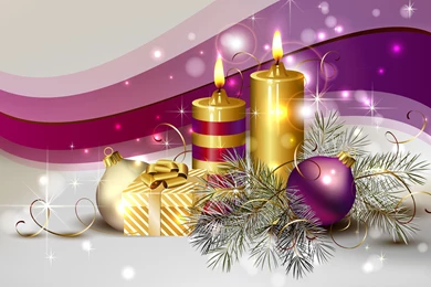 Christmas Candle Wallpapers