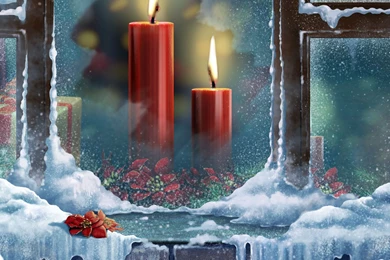 Christmas Candles Wallpapers   Holiday Wallpapers
