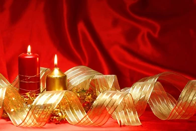 Free Christmas Candles Wallpapers