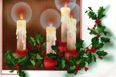 Christmas Candles   Christmas Wallpapers (7224816)   Fanpop