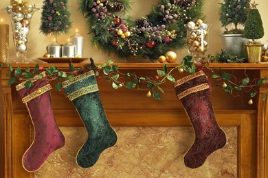 Christmas, Candle, Wallpapers, Fireplace, Goodwp, Holidays (