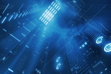 3D Cool Blue Electronic Abstract For Desktop Free Hq Blue.jpg