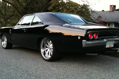 1968 DODGE CHARGER BACKSIDE WALLPAPER   (