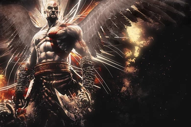 HD Backgrounds Kratos God Of War Ascension Game Character Bald ...