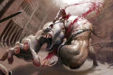 Wallpapers Kratos God Of War Fighting A Monster Game Hd 1920x1080 ...