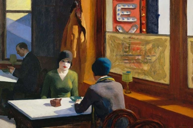 Best Artist Edward Hopper Chop Suey (1929) 1440x900 Wallpapers