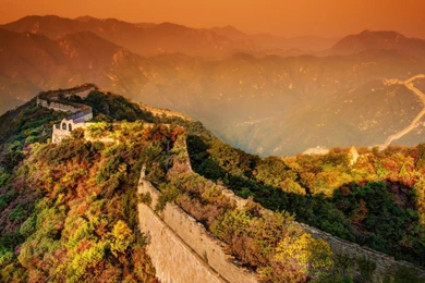 Landscapes, China, Evening, The Great Wall :: Wallpapers