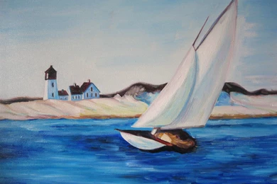 The Sailboat, Copy After Edward Hopper, Page 4, Diana. K, Painters ...