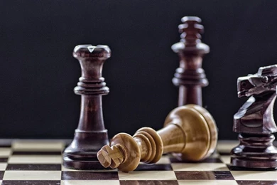 Wallpaper: Chess, Chess Board, Classic Game, Bokeh, Chess Pieces ...