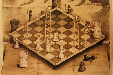 Optical Illusions, Chess Board :: Wallpapers
