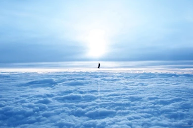 Man Of Steel Superman Above The Sky Wallpapers For iPhone 4