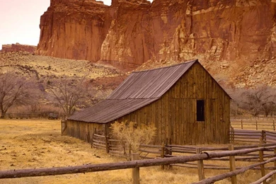 Old Log Cabin   Flikie Wallpapers