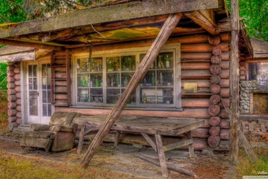 Tiny The Little Log Cabin HD Desktop Wallpapers : Widescreen : High ...