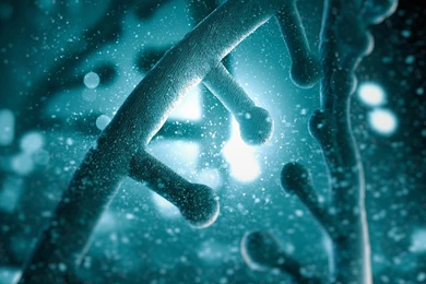 Download DNA Molecular Model HD Wallpapers For 2880 X 1800 ...